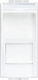 Legrand Livinglight Μονή Πρίζα Δικτύου RJ45 χωρίς Πλαίσιο Τύπου Cat5 σε Λευκό Χρώμα N4279C5E