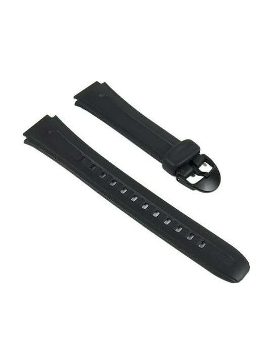 Casio Rubber Strap Black 18mm