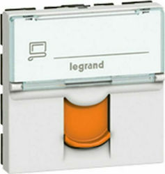 Legrand Mosaic Πρίζα Δικτύου με Πλαίσιο