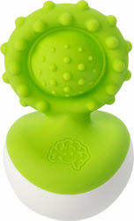 Fat Brain Toys Dimpl Wobbl Beißspielzeug für Zahnen aus Silikon für 3 m+ 1Stück