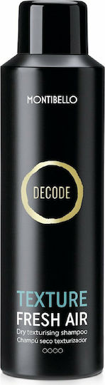 Montibello Decode Texture Fresh Air Ξηρό Σαμπουάν Όγκου για Όλους τους Τύπους Μαλλιών 200ml