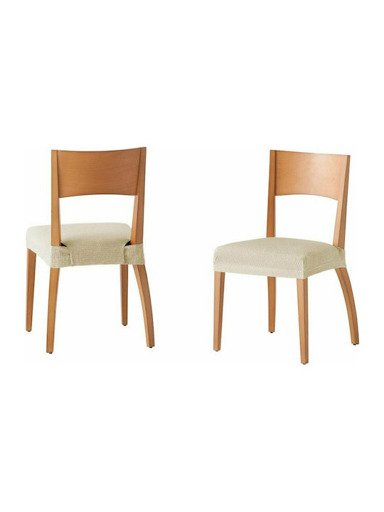 Mc Decor Ελαστικό Κάλυμμα Καρέκλας Tunez Εκρού 2τμχ
