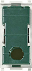 Vimar Plana Mechanism Wall Push Button Green 14008.0