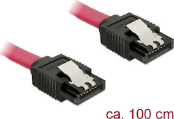 DeLock 7-пинов SATA III - 7-пинов SATA III Кабел 100см Червен (82679) DeLock 7-пинов SATA III - 7-пинов SATA III Кабел 100см Червен (82679)