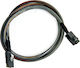 Adaptec Mini SAS HD - Mini SAS Cable 1m Μαύρο (2279700-R)