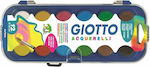 Giotto Acquerelli Σετ Νερομπογιές με Πινέλο 12 Χρωμάτων
