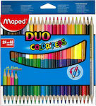 Maped Color'Peps Duo Pencils Set 24pcs