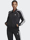 Adidas Primeblue Superstar Γυναικείο Αθλητικό Μπουφάν Μαύρο