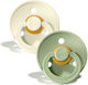 Bibs Pacifiers Rubber Colour Sage / Ivory for 0...