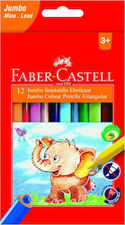 Faber-Castell Jumbo Maxi Coloured Pencils Set 12pcs