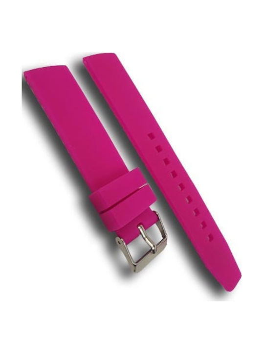 Tzevelion Rubber Strap Pink 18mm