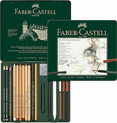 Faber-Castell Pitt Monochrome Set Seturi de creioane colorate intr-o cutie 21buc