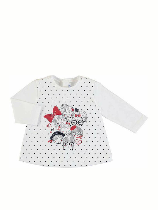 Mayoral Kids Blouse Long Sleeve White