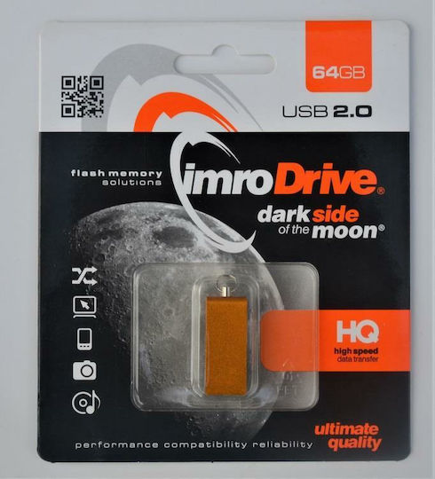 IMRO Dark Side of the Moon 64GB USB 2.0 Stick Gold