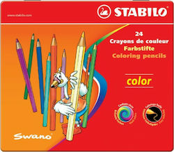 Stabilo 1824 Metal Farbstift-Set in einer Box 24Stück 1824/77