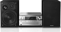 Panasonic Sound System 2 SC-PMX94 SC-PMX94EG-S 120W with CD Player and Bluetooth Silver