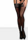 Obsessive Laluna Șosete Sexy Negre