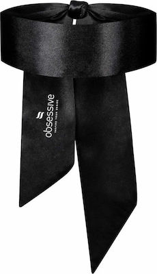 Obsessive Mysterious Blindfold Mască BDSM Black Black D-236819