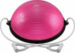 Lifefit Balance Ball Pink 58x25cm with Diameter 58cm