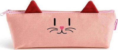 Miquelrius Eared Pencil Case with 1 Compartment Pink