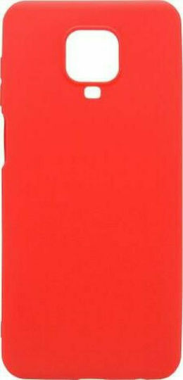 iNOS Back Cover Silicone Red (Redmi Note 9S / 9 Pro / 9 Pro Max)