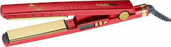 Babyliss Pro Titanium Special Edition Πρέσα Μαλλιών Ionic Red