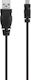 Belkin USB 2.0 Кабел USB-A мъжки - мини USB-B мъжки Черен 1.8м F3U155BT1.8M