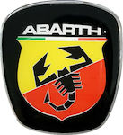 Race Axion Αυτοκόλλητο Σήμα Abarth 6 x 6.6cm για Καπό Αυτοκινήτου