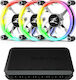 Zalman LF120A3 Case Fan (1300rpm / 43cfm) με RGB Φωτισμό και Σύνδεση 3-Pin / 4-Pin PWM 3τμχ