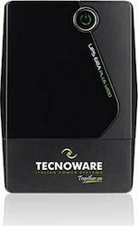 Tecnoware Era Plus 1200 UPS Line-Interactive 1200VA 840W с 2 Schuko Гнезда