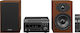 Denon Sound System 2 D-M41 60W with CD / Digital Media Player and Bluetooth Walnut / Black