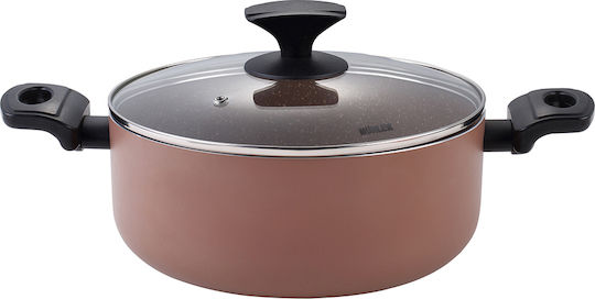 Muhler Deep Pot made of Aluminum 4.5lt / 24cm
