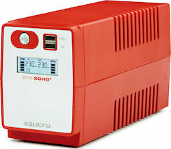 Salicru SPS 850 SOHO+ USV 850VA 360W mit 2 Schuko Steckdosen