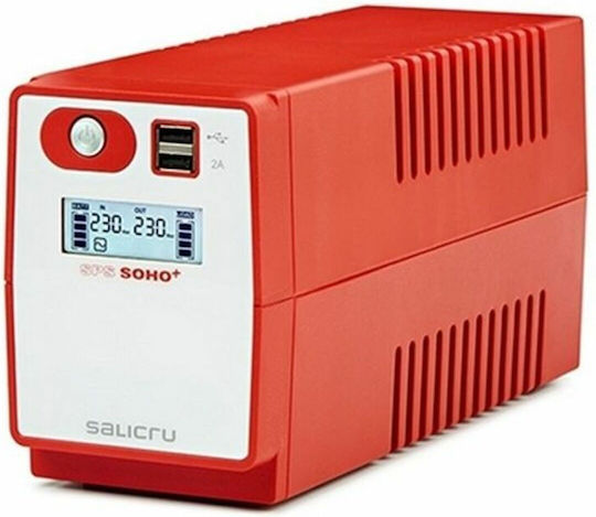 Salicru SPS 850 SOHO+ UPS Line-Interactive 850VA 360W с 2 Schuko Гнезда