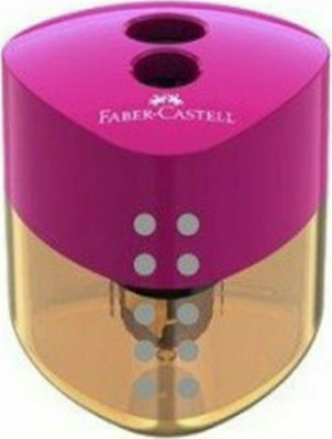 Faber-Castell R Pink Plastic Dublu Ascuțitoare Roz