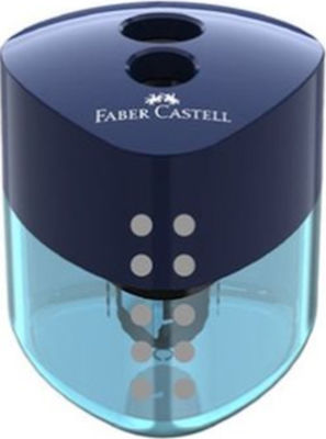 Faber-Castell Grip Plastic Double Pencil Sharpener Blue