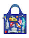 Loqi Hey Studio New York Υφασμάτινη Τσάντα για Ψώνια σε Μωβ χρώμα