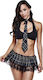 Baci Lingerie Costum Sexy Studentă