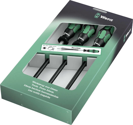 Wera Set 3 Electrician Flexible Screwdrivers