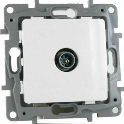 Legrand Niloe TV Antenna Socket Aerial in White color 764552