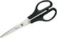 Durable Standard Scissors 15cm with Metallic Blade Black