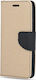 Fancy Diary Brieftasche Synthetisches Leder Gold (Galaxy A41)