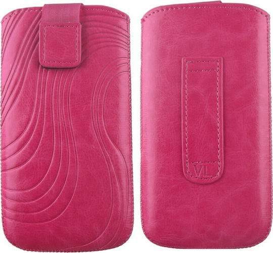 Volte-Tel Softcase S Leather Velcro Loop Beutel bis 5.8" Rosa 8129483