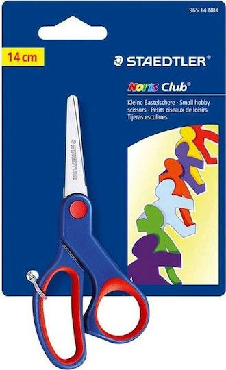 Staedtler Noris Club Ψαλίδι Χειροτεχνίας 14εκ. με Μεταλλική Λεπίδα Μπλε 1τμχ