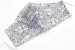 Eco Chic Cloth Face Mask White EC-M06 1pcs