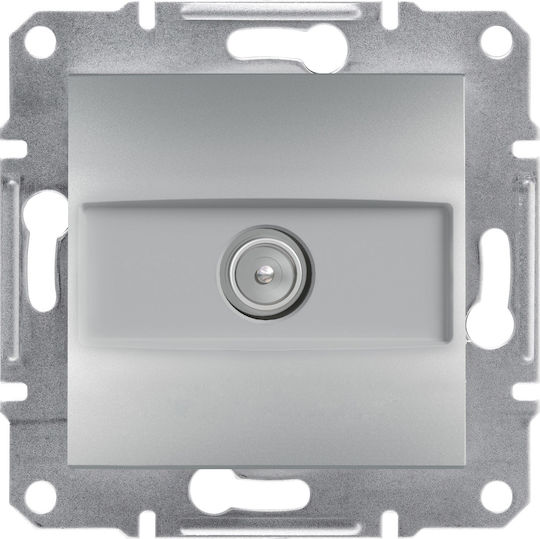 Schneider Electric Asfora TV Antenna Socket Terminal in Silver color EPH3200161