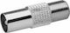 Emos Convertor Coaxial masculin în Coaxial feminin Argintiu 10buc R5850