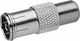 Emos Converter Coaxial female to Coaxial male Silver 10pcs R5852