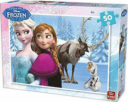 Kids Puzzle Frozen 50pcs (Various Designs) 1pc King Puzzles