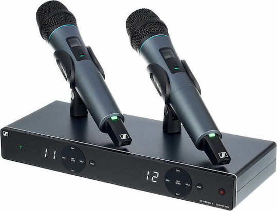 Sennheiser XSW 1-825 Dual B-Band Vocal Σετ Ασύρματο Δυναμικό Μικρόφωνο Χειρός για Φωνητικά